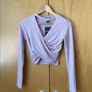 Forever 21 Purple Crop top